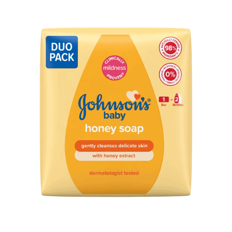 Johnson's Gentle Cleansing & Moisturizing Bar Soap, 2-Pack
