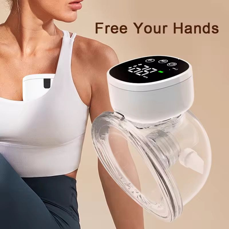 Too Cute Single Wearable Breast Pump - Hands-Free Portable Electric