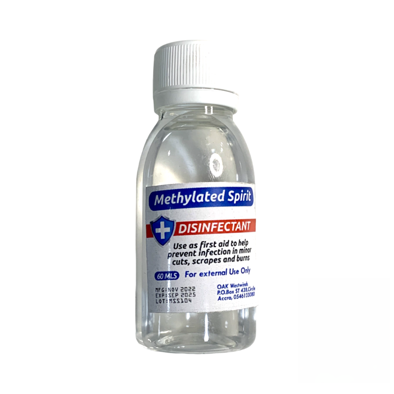 Premium Methylated Spirit (60ml) - Baby Delivery Kit & Multipurpose Cleaner