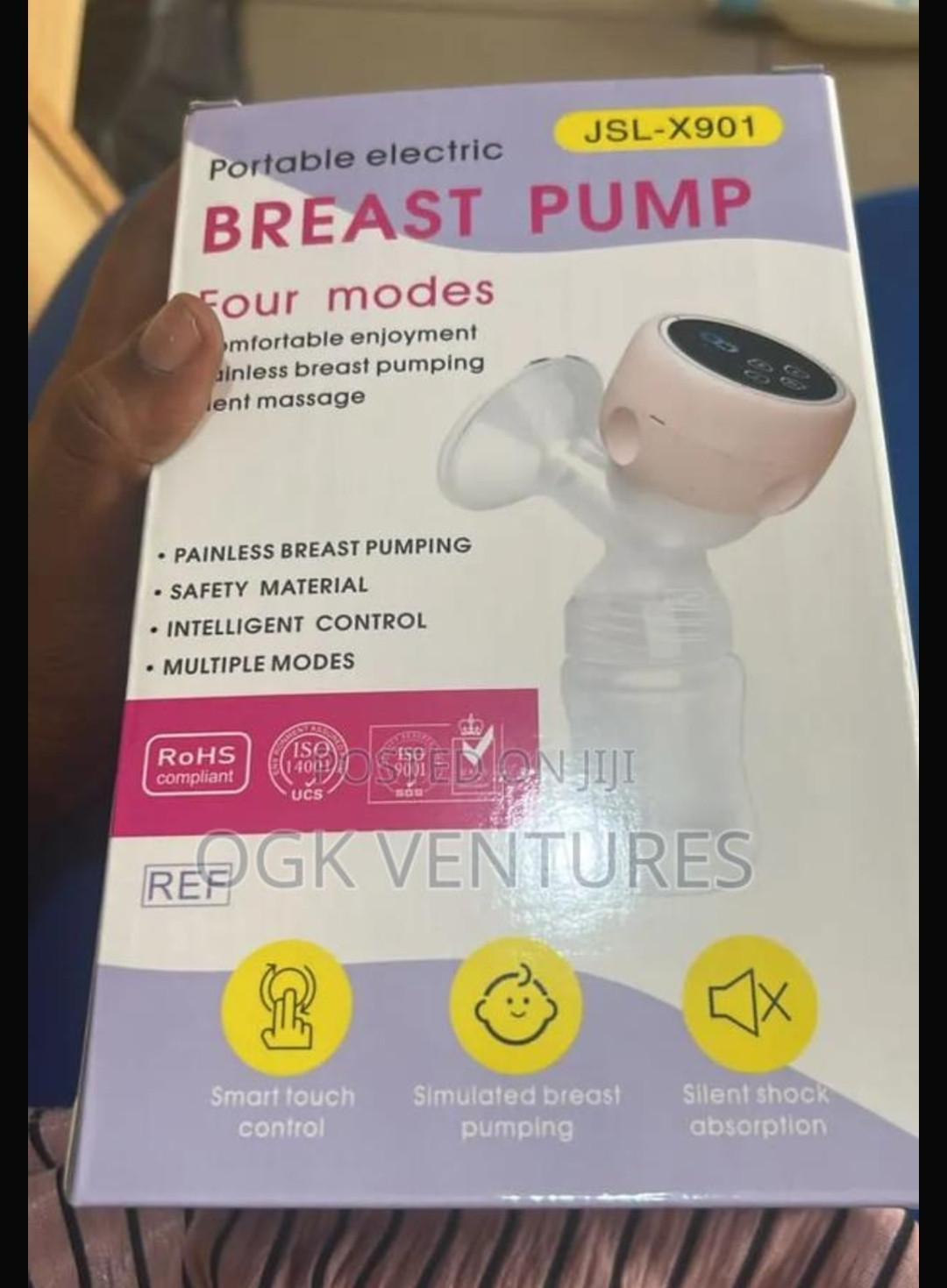 Portable Electric Breast Pump - Quiet & Rechargeable Nursing Pump