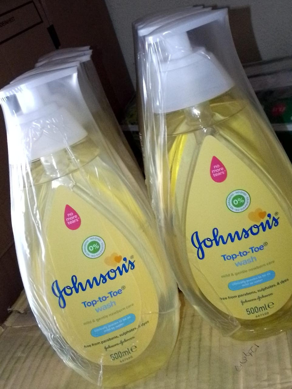 Johnson's Baby Top-to-Toe Gentle Hair & Body Wash, 500ml
