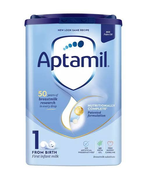 Aptamil 1 First Infant Milk Baby Formula, From Birth to 6 Months