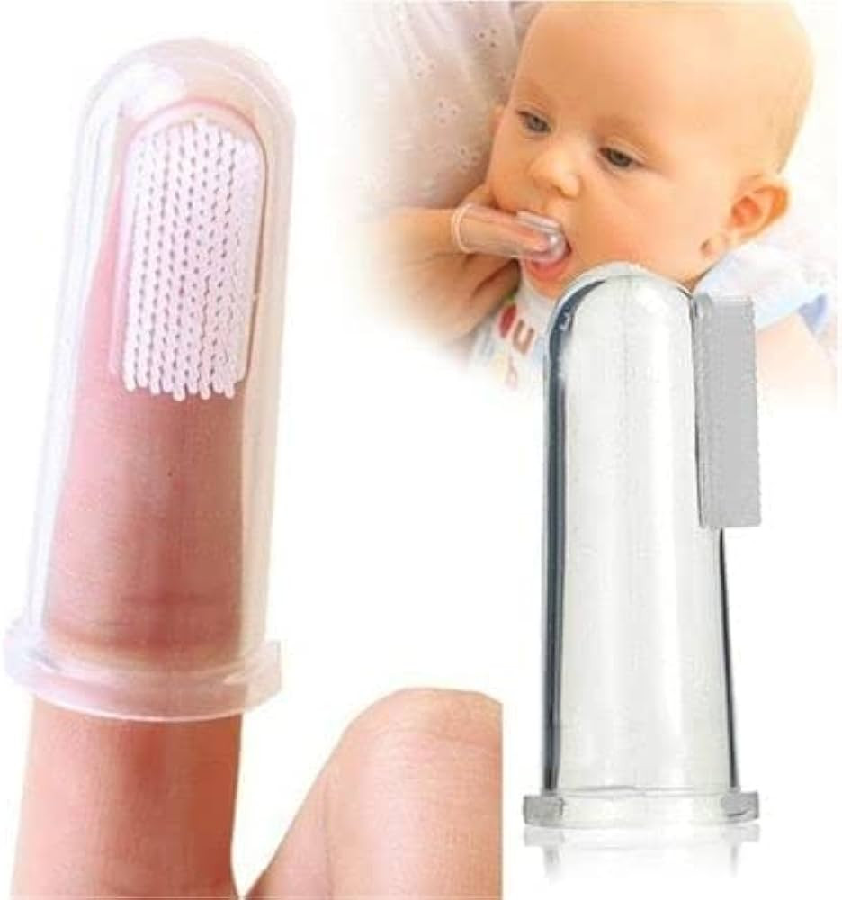 Soft Silicone Baby Toothbrush & Infant Gum Massager for Teething Relief