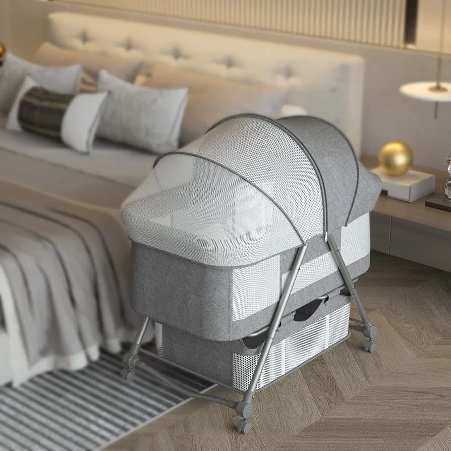 Convertible Metal Baby Cot